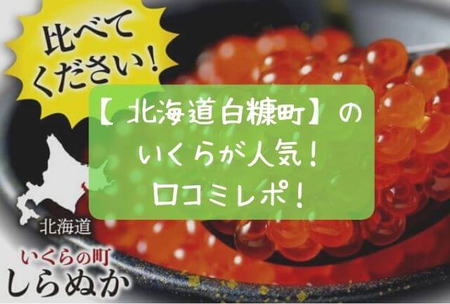 ふるさと納税【北海道白糠町】いくらが人気！口コミレビューまとめ